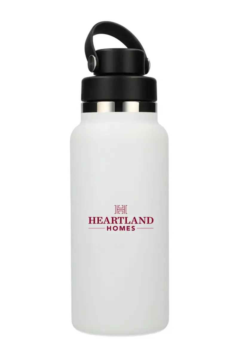 Heartland Homes - Hydro Flask® Wide Mouth 32oz Bottle with Flex Chug Cap