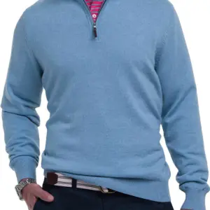 Heartland Homes - Fairway & Greene Men's Baruffa Quarter-Zip Windsweater