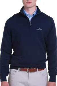 Heartland Homes - Fairway & Greene Men's Baruffa Quarter-Zip Windsweater