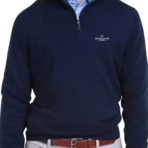 Heartland Homes - Fairway & Greene Men's Baruffa Quarter-Zip Windsweater
