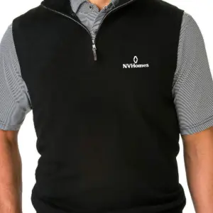 NVHomes - Fairway & Greene Men's Baruffa Quarter-Zip Windvest