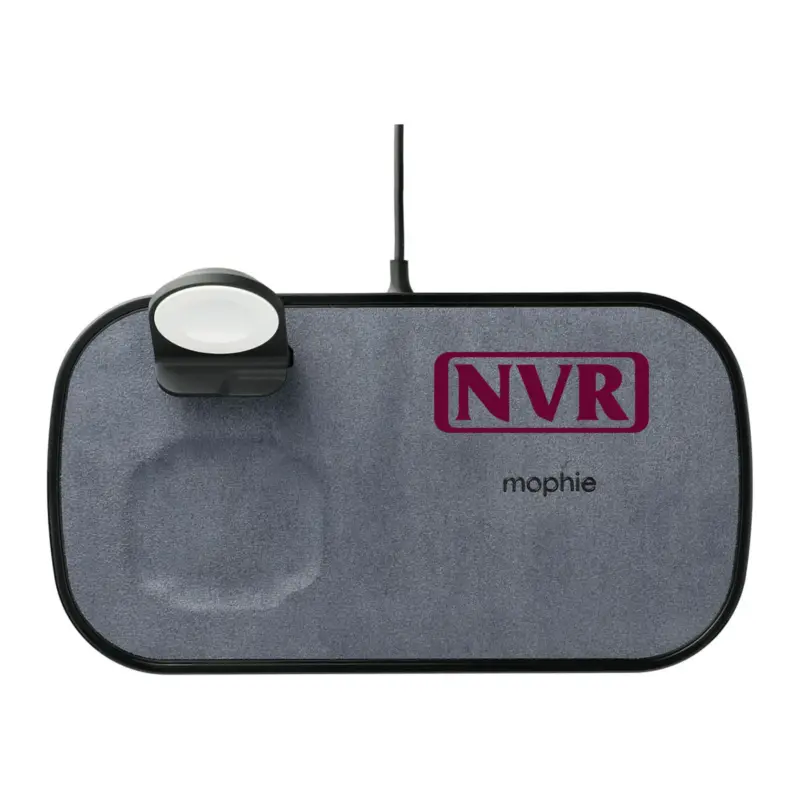 NVR Inc - mophie® 3-in-1 Fabric Wireless Charging Pad