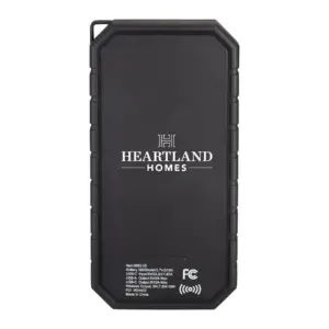 Heartland Homes - High Sierra® IPX 5 Solar Fast Wireless Power Bank