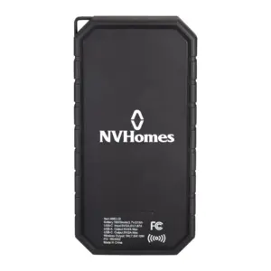 NVHomes - High Sierra® IPX 5 Solar Fast Wireless Power Bank