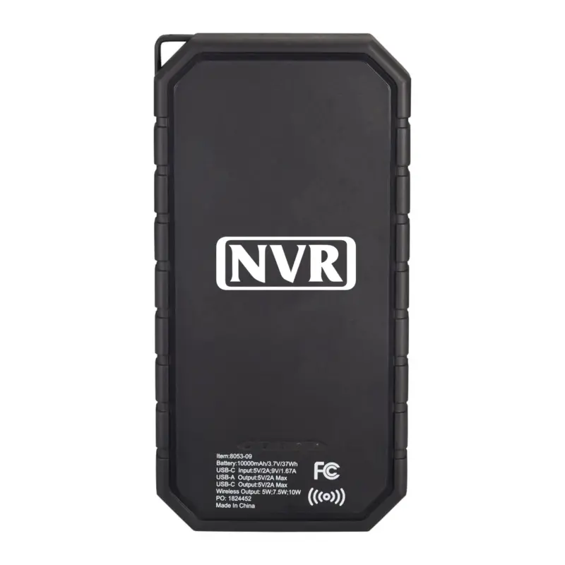 NVR Inc - High Sierra® IPX 5 Solar Fast Wireless Power Bank