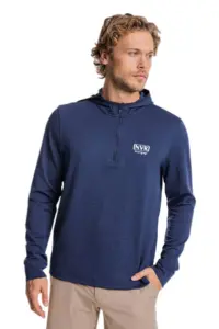 NVR Mortgage - Southern Tide Men's Scuttle Heather Performance Quarter-Zip Hoodie