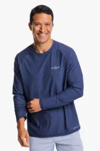 Heartland Homes - Southern Tide Men's Brrr-illiant Performance Long-Sleeve T-Shirt