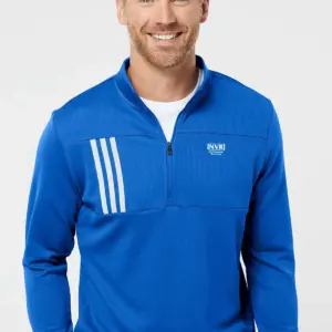 NVR Settlement Services - Adidas® 3-Stripes Double Knit Quarter-Zip Pullover