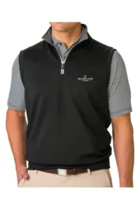 Heartland Homes - Fairway & Greene Men's Tech Solid Quarter-Zip Vest