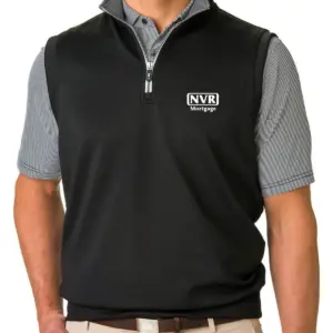 NVR Mortgage - Fairway & Greene Men's Tech Solid Quarter-Zip Vest