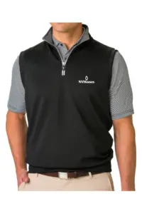 NVHomes - Fairway & Greene Men's Tech Solid Quarter-Zip Vest