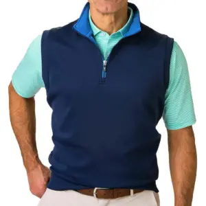 Ryan Homes - Fairway & Greene Men's Tech Solid Quarter-Zip Vest