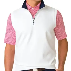 NVHomes - Fairway & Greene Men's Tech Solid Quarter-Zip Vest