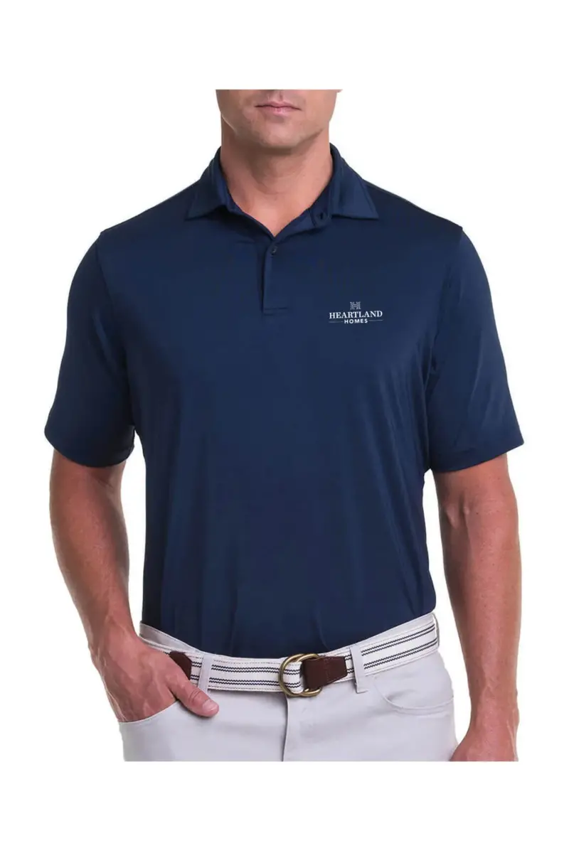 Heartland Homes - Fairway & Greene Men's Tournament Solid Tech Jersey Polo
