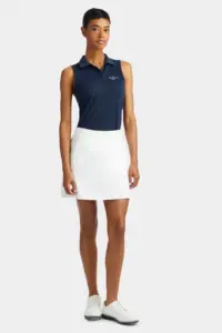 Heartland Homes - G/FORE Women's Pleated Collar Tech Pique Sleeveless Polo