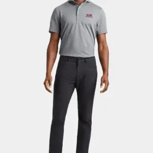 NVR Manufacturing - G/FORE Men's Melange Rib Gusset Tech Pique Polo