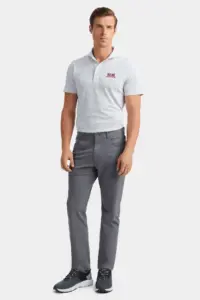 NVR Manufacturing - G/FORE Men's Feeder Stripe Tech Pique Polo SS24