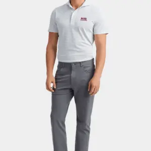 NVR Manufacturing - G/FORE Men's Feeder Stripe Tech Pique Polo SS24