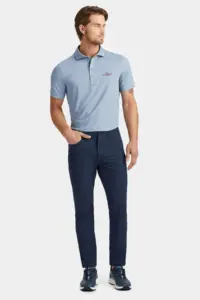 Heartland Homes - G/FORE Men's Rib Gusset Melange Ice Nylon Polo