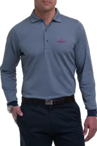 Heartland Homes - Fairway & Greene Men's Herringbone Natural Jersey Long-Sleeve Polo