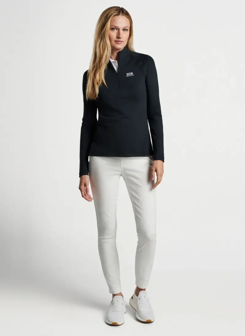 NVR Manufacturing - Peter Millar Women's Raglan Sleeve Perth Layer Quarter-Zip