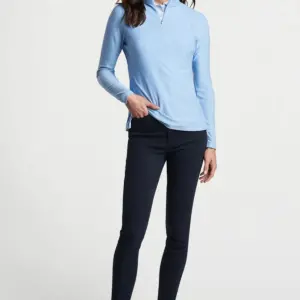 nvhomes peter millar women's melange raglan sleeve perth layer quarter zip