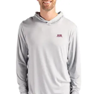 NVR Manufacturing - Cutter & Buck Coastline Epic Comfort Eco Recycled Mens Hooded Shirt