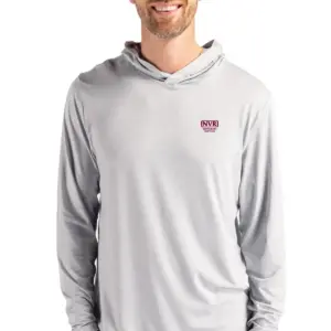 NVR Settlement Services - Cutter & Buck Coastline Epic Comfort Eco Recycled Mens Hooded Shirt