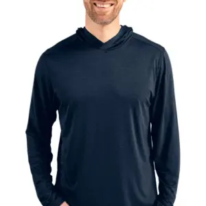 NVR Manufacturing - Cutter & Buck Coastline Epic Comfort Eco Recycled Mens Hooded Shirt