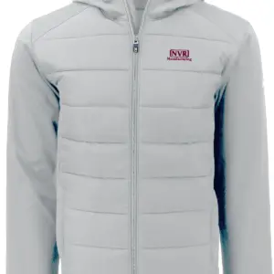 NVR Manufacturing - Cutter & Buck Evoke Hybrid Eco Softshell Recycled Full Zip Mens Hooded Jacket