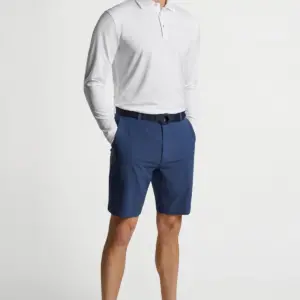 Heartland Homes - Peter Millar Men's Solid Performance Long-Sleeve Jersey Polo