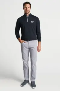 NVR Settlement Services - Peter Millar Men's Perth Stretch Loop Terry Quarter-Zip