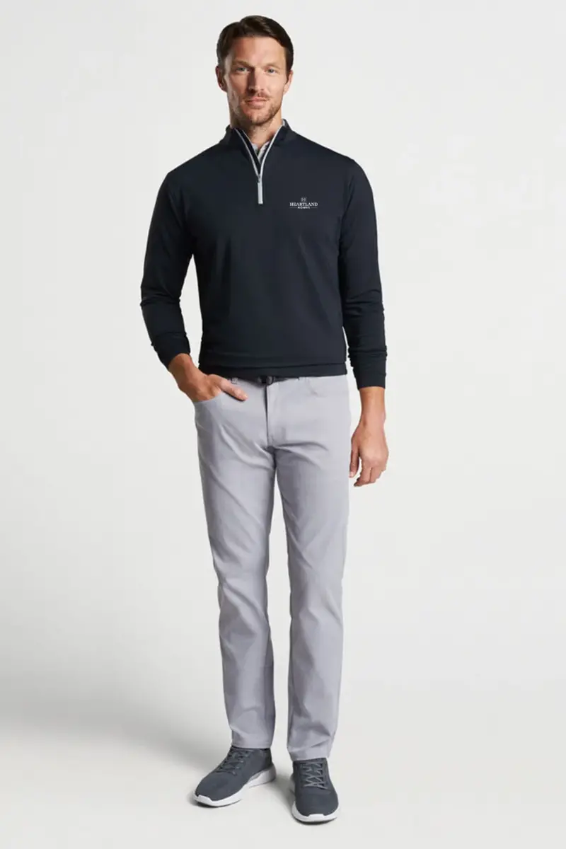 Heartland Homes - Peter Millar Men's Perth Stretch Loop Terry Quarter-Zip