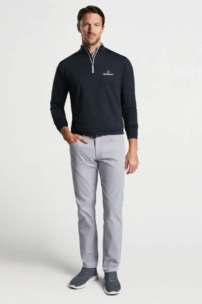 NVHomes - Peter Millar Men's Perth Stretch Loop Terry Quarter-Zip