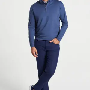 Heartland Homes - Peter Millar Men's Perth Performance Melange Quarter-Zip