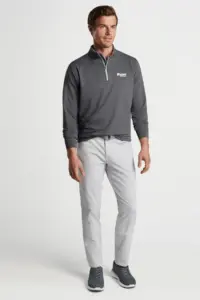 Ryan Homes - Peter Millar Men's Perth Mini-Stripe Stretch Loop Terry Quarter-Zip