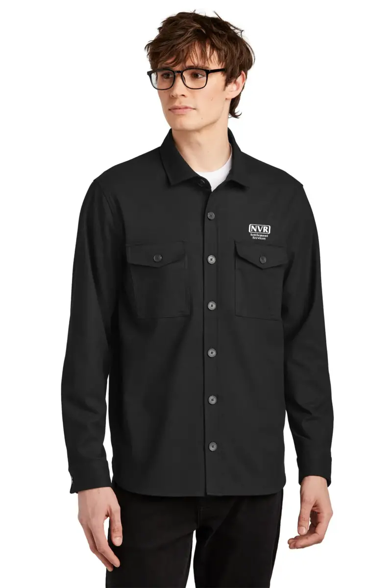 NVR Settlement Services - Mercer+Mettle™ Long Sleeve Twill Overshirt