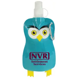 NVR Settlement Services - 12 oz. Paws N Claws® Flat Bottle