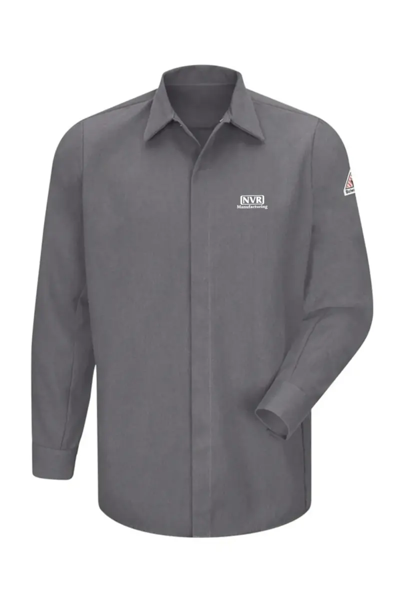 NVR Manufacturing - Bulwark® Men's 7Oz Ct2 Gripper Front Shirt