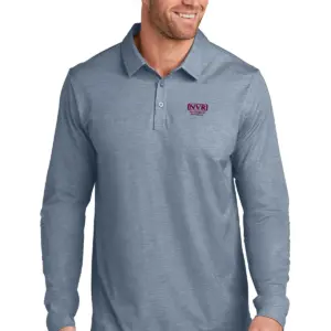 NVR Settlement Services - TravisMathew Oceanside Heather Long Sleeve Polo
