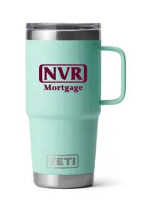 nvr mortgage yeti rambler 20oz. travel mug w/ stronghold lid