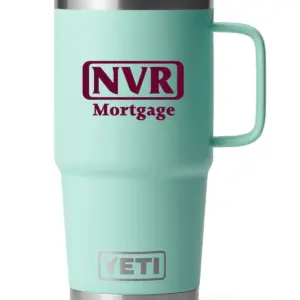 nvr mortgage yeti rambler 20oz. travel mug w/ stronghold lid
