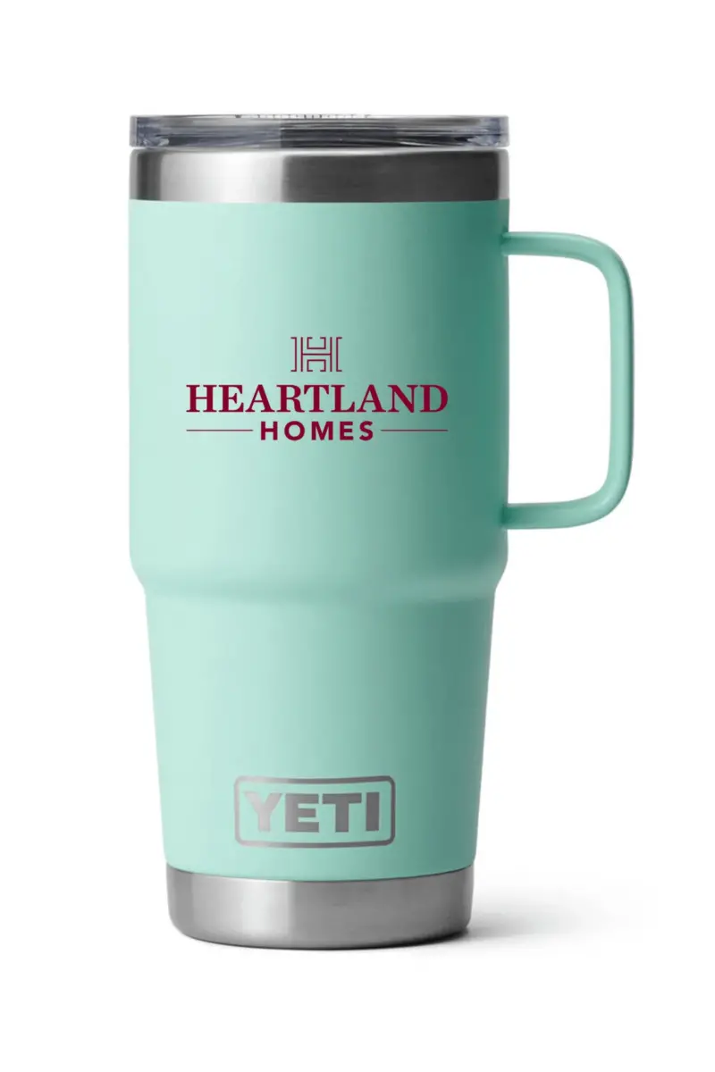 Heartland Homes - Yeti Rambler 20oz. Travel Mug w/ Stronghold Lid
