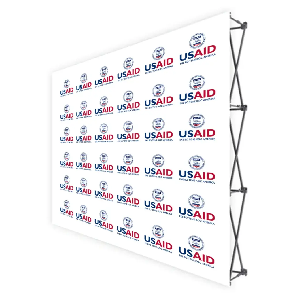 USAID Dinka Translated Brandmark Banners & Stickers