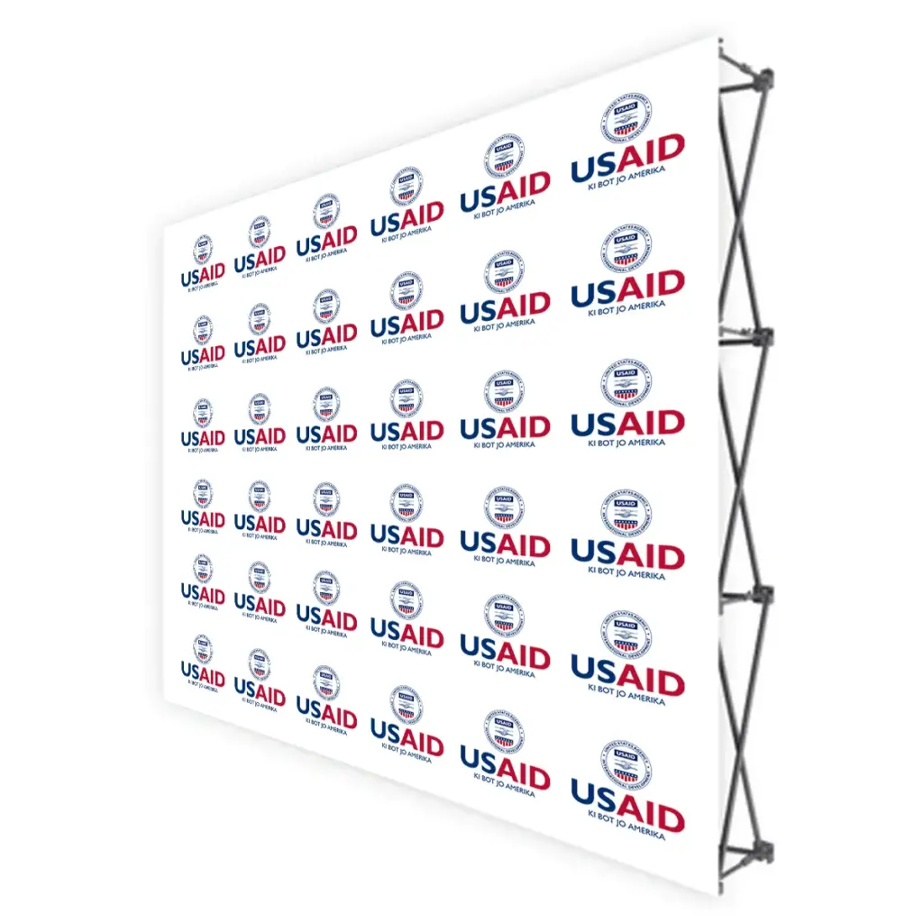 USAID Acholi Translated Brandmark Banners & Stickers