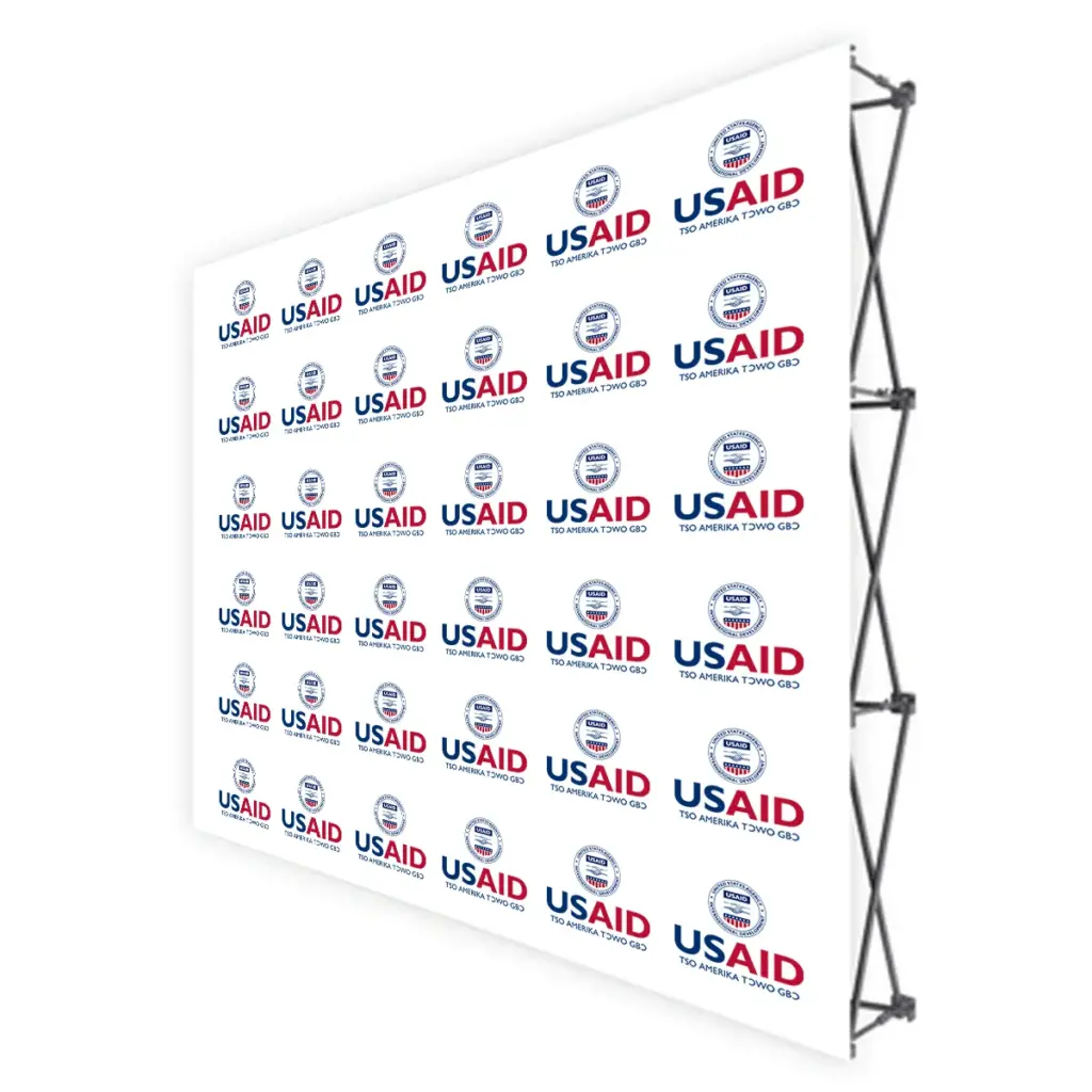 USAID Ewe Translated Brandmark Banners & Stickers