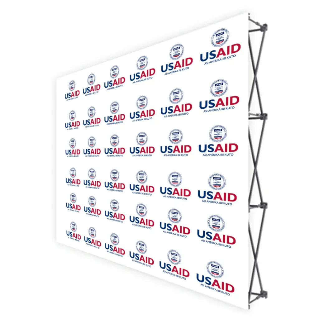 USAID Gonja Translated Brandmark Banners & Stickers