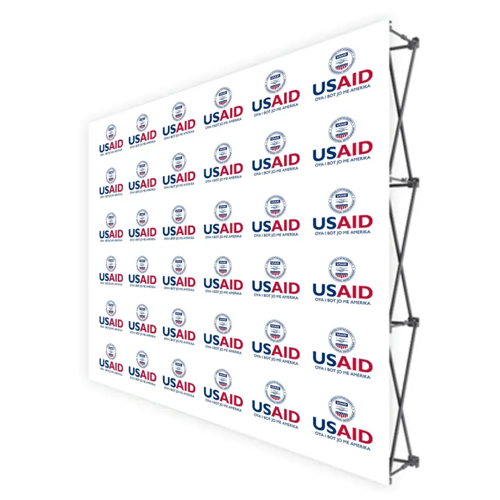 USAID Langi Translated Brandmark Banners & Stickers