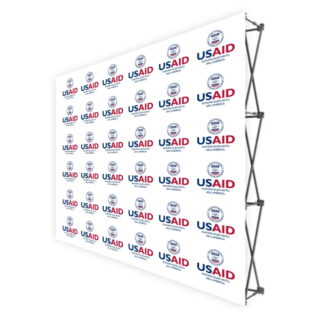 USAID Lunda Translated Brandmark Banners & Stickers