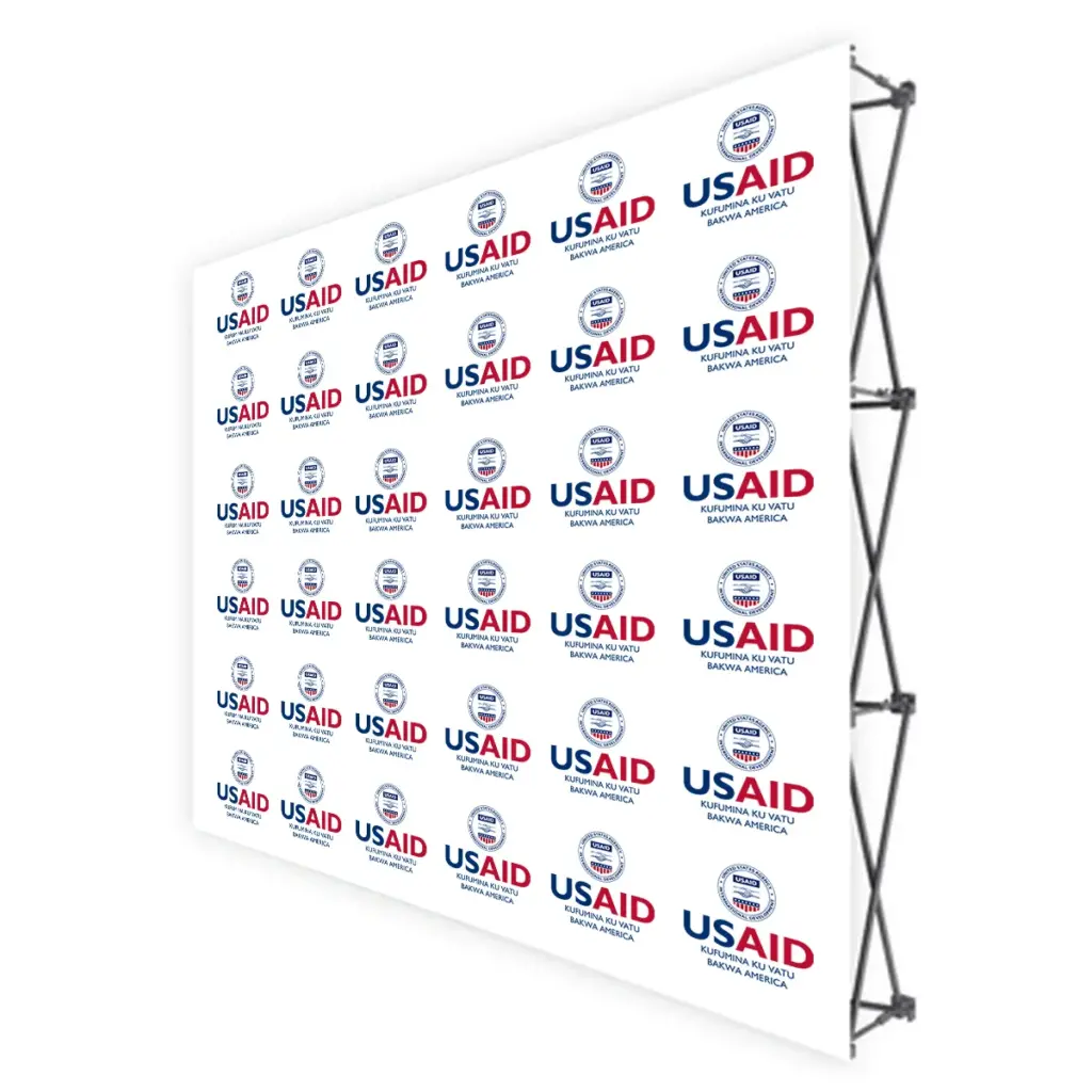 USAID Luvale Translated Brandmark Banners & Stickers